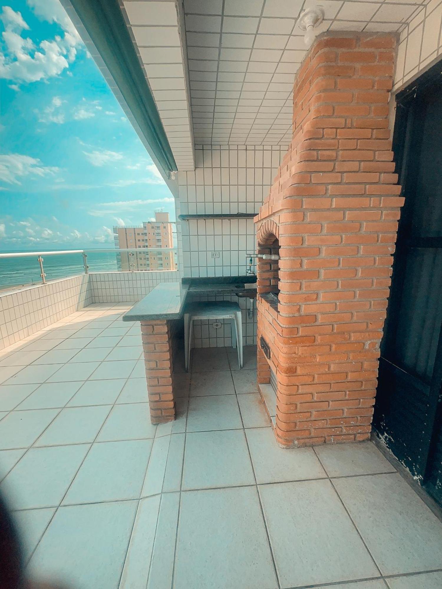 Cobertura Em Frente A Praia Praia Grande  Bagian luar foto